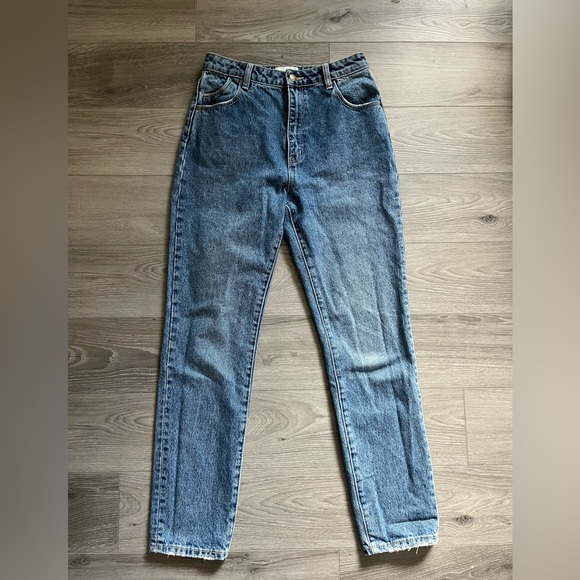 ROLLA'S High Rise Light Blue Mom Jeans - Picture 3 of 7